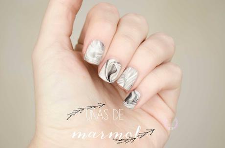♔ Manimonday - uñas marmoladas / Nail Art ❀