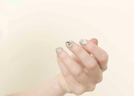 ♔ Manimonday - uñas marmoladas / Nail Art ❀