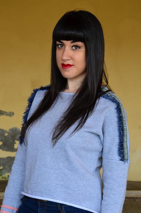 Sudadera borlas Sudadera borlas