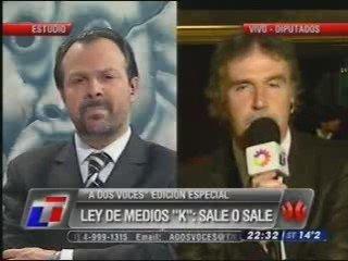 Discusión entre Bonelli y Morgado por TN