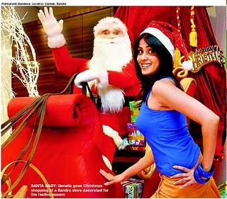 Santa claus Bollywood, imagenes navideñas de las estrellas de Bollywood