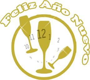 Etiquetas de Año Nuevo. etiquetas para fin de año