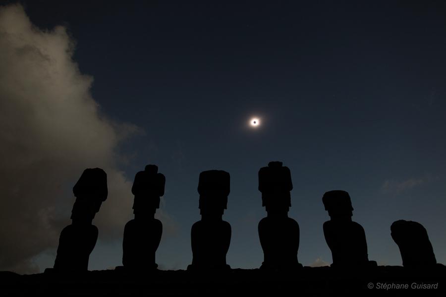 Eclipse de sol Isla de Pascua Eclipse de sol Isla de Pascua