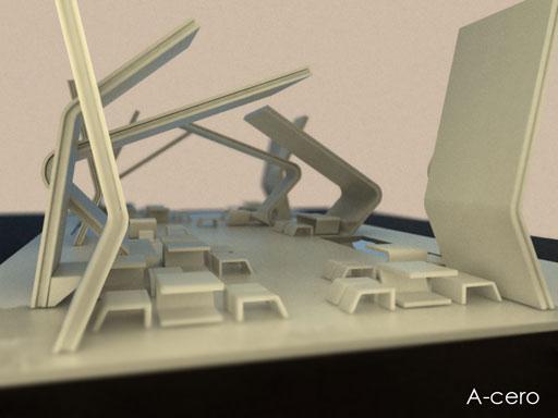 Hotel-Puerta_de_américa Maquetas de A-cero