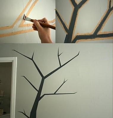 Cómo Pintar un árbol en la pared