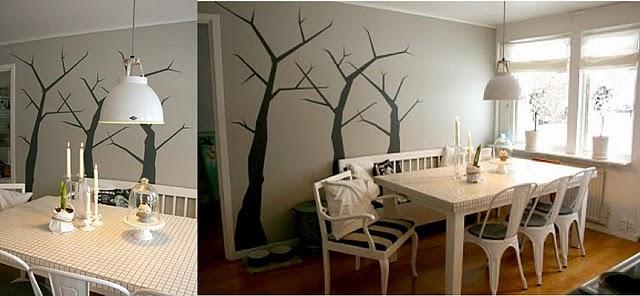 Cómo Pintar un árbol en la pared