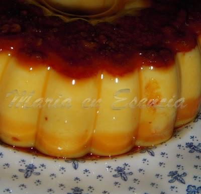 Flan de Mango y Miel Flan de Mango y Miel