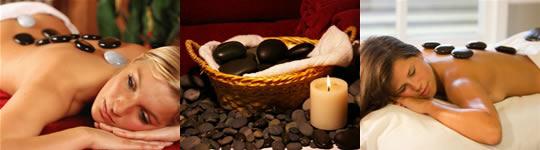 Masajes con piedras calientes fotos Masajes con piedras calientes