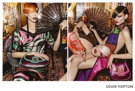 Primeras imágenes de la Campaña de Louis Vuitton, Primavera, 2011. Louis Vuitton's Spring/Summer 2011 Womenswear Ad Campaing.