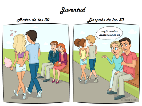 9 ilustraciones graciosas que demuestran como es la vida de una mujer antes y después de los 30 9 ilustraciones graciosas que demuestran como es la vida de una mujer antes y después de los 30