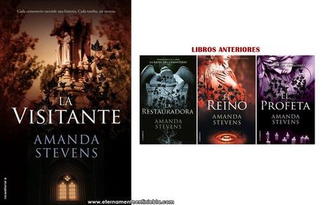 'La visitante', cuarta parte de la saga literaria 'La reina del cementerio' de Amanda Stevens, llega a España este mes de junio
