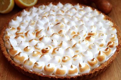 Tarta de limón y merengue italiano