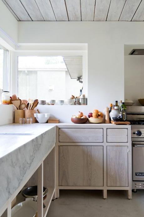 Deco: Cocinas con mármol blanco