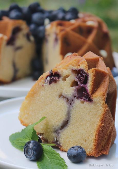 white chocolate and blueberry bundtcake white chocolate and blueberry bundtcake