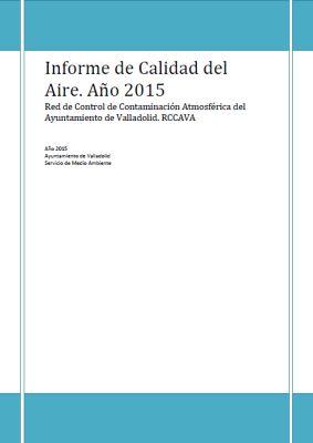 Valladolid: Informe de Calidad del Aire 2015