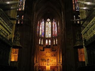 La catedral gótica de León, una de las más bonitas de España
