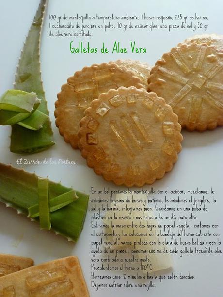 Galletas de Aloe Vera