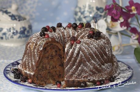 Bundt Cake de Zanahorias y Frutos del Bosque