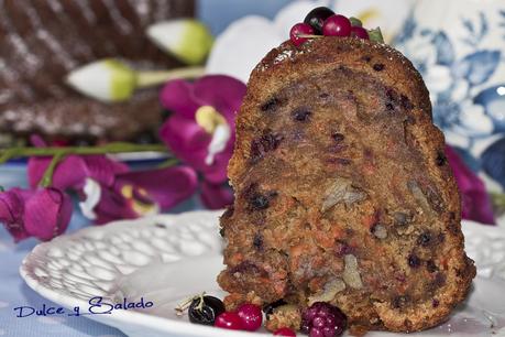 Bundt Cake de Zanahorias y Frutos del Bosque