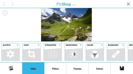 PicShop un gran editor de imágenes para móviles