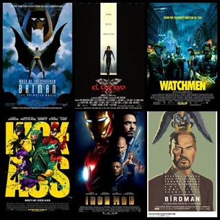 LAS 50 MEJORES PELÍCULAS DE SUPERHÉROES