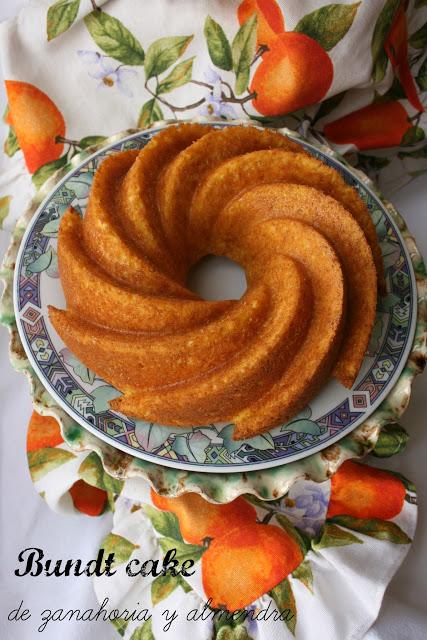 Bundt cake d ezanahoria y almendra sin grasa El Ágora de Ángeles Bundt cake de zanahoria y almendra sin grasa, bizcocho de zanahoria sin grasa