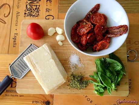 Pesto rosso o siciliano Pesto rosso o siciliano