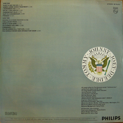 Ramones - Leave home Lp 1977 Ramones - Leave home Lp 1977