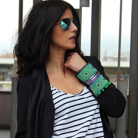 Chaquetas customizadas Chaqueta con adornos de puños