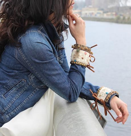 Chaquetas customizadas Aplique para decorar puños
