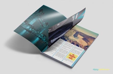 Mockup de revistas impresas en PSD gratis Mockup de revistas impresas en PSD gratis