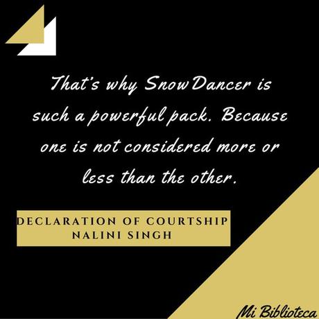 Declaration of Courtship - Nalini Singh Psi/Cambiantes Psy/Changelings: 