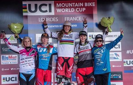 Copa del Mundo DH 2016 #1, Lourdes: Aaron Gwin y Rachel Atherton golpean primero Copa del Mundo DH 2016 #1, Lourdes: Aaron Gwin y Rachel Atherton golpean primero