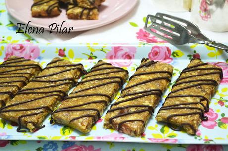 Barritas de dátiles y mantequilla de cacahuete (sin horno)