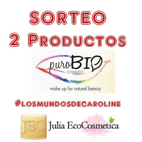 Sorteo maquillaje Puro Bio con Julia EcoCosmética SORTEOJULIAECO