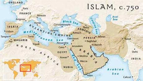 Batalla de Tours Poitiers expansion islam