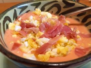 Salmorejo tradicional Cordobés, receta española Salmorejo tradicional Cordobés, receta española