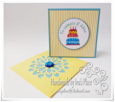 Invitación Cumpleaños - Ya Cumplo 8 !!! - Handmade Birthday Invitation. Invitación Cumpleaños - Ya Cumplo 8 !!! - Handmade Birthday Invitation.