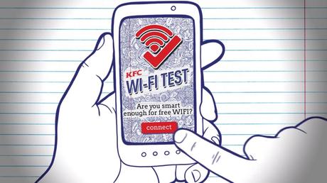 kfc wifi test tiempodepublicidad