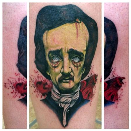 Book & Tattoos: Homenaje a un genio de la literatura, Edgar Allan Poe. Book & Tattoos: Homenaje a un genio de la literatura, Edgar Allan Poe.