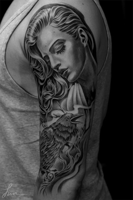 Book & Tattoos: Homenaje a un genio de la literatura, Edgar Allan Poe. Book & Tattoos: Homenaje a un genio de la literatura, Edgar Allan Poe.