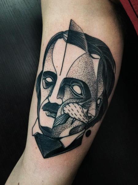 Book & Tattoos: Homenaje a un genio de la literatura, Edgar Allan Poe. Book & Tattoos: Homenaje a un genio de la literatura, Edgar Allan Poe.
