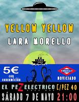 Yellow yellow y Lara Morello en concierto Yellow yellow y Lara Morello en concierto