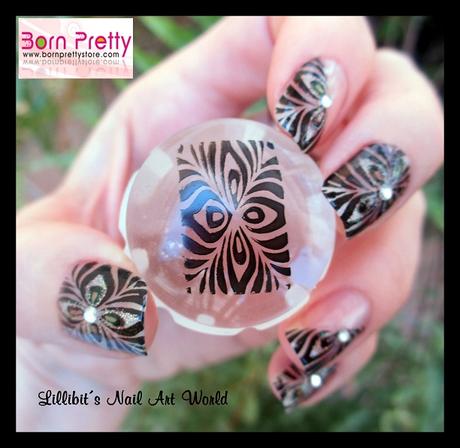 Negative Space con el estampador Clear Jelly de Born Pretty Store Negative Space con el estampador Clear Jelly de Born Pretty Store