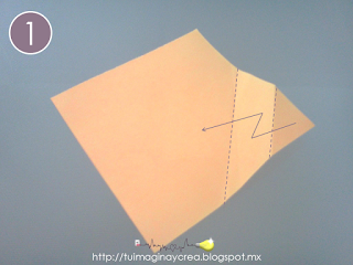 Dobles zigzag dobleces basicos del origami