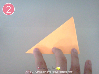 Dobles en diagonal dobleces basicos del origami
