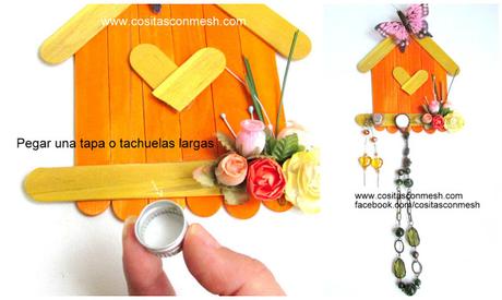 Regalo de casita porta collares para el día de la madre