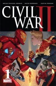 Civil War II tendrá portadas con brillo metálico Civil War II Nº 1