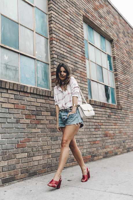 Goodnight_Macaroon-Levis_VIntage-Checked_Blouse-Pink_Shirt-Red_Heels-Marni_Sandals-Dallas-8