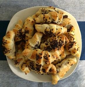 Más de 10 Recetas Dulces con Hojaldre Minicroissants de chocolate